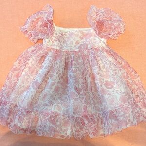 Isaac Mizrahi Pink Floral Kids Dress